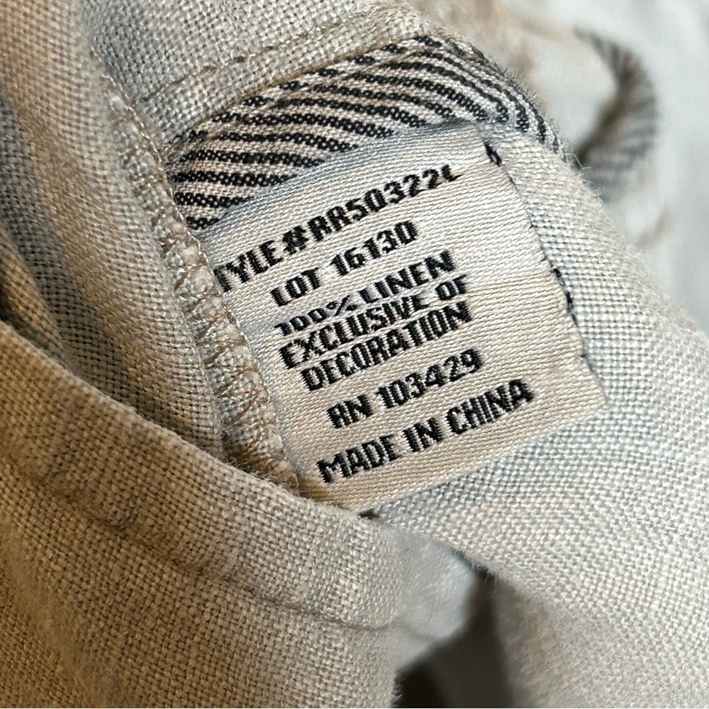 Anthropologie Marrakech Linen Utility Cargo Jacket Medium - Picture 14 of 15